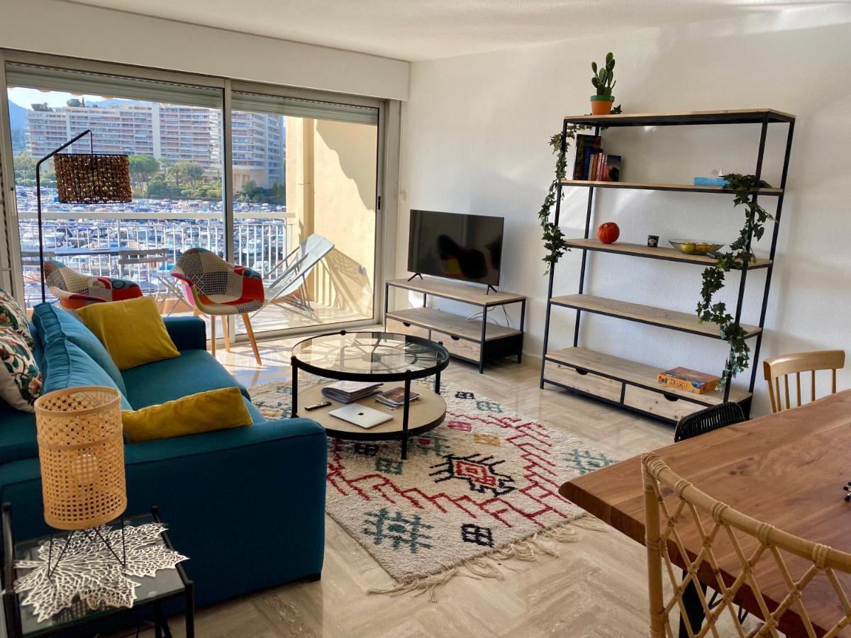 Appartement Lumineux 6 Places Avec Vue Sur Marina Mandelieu La Napoule Bagian luar foto