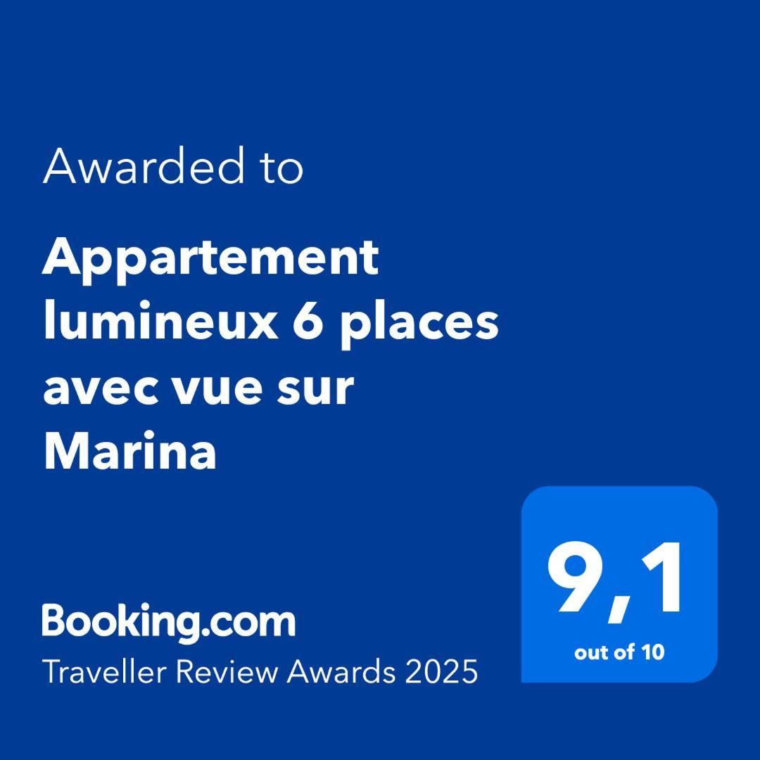 Appartement Lumineux 6 Places Avec Vue Sur Marina Mandelieu La Napoule Bagian luar foto